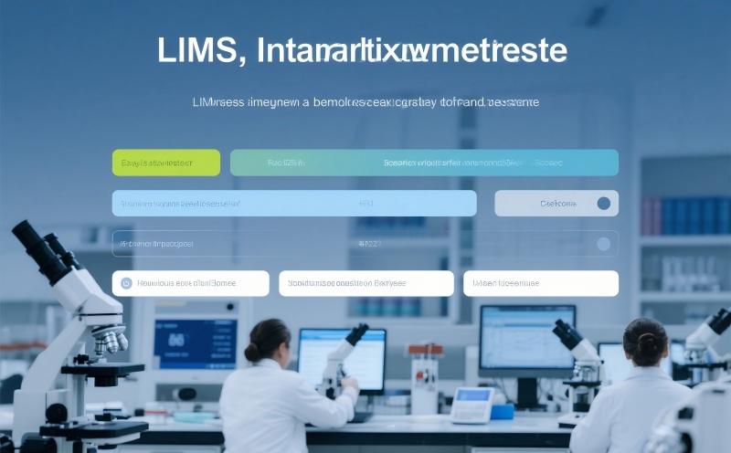 菠萝TV官网入口信息管理係統（LIMS）